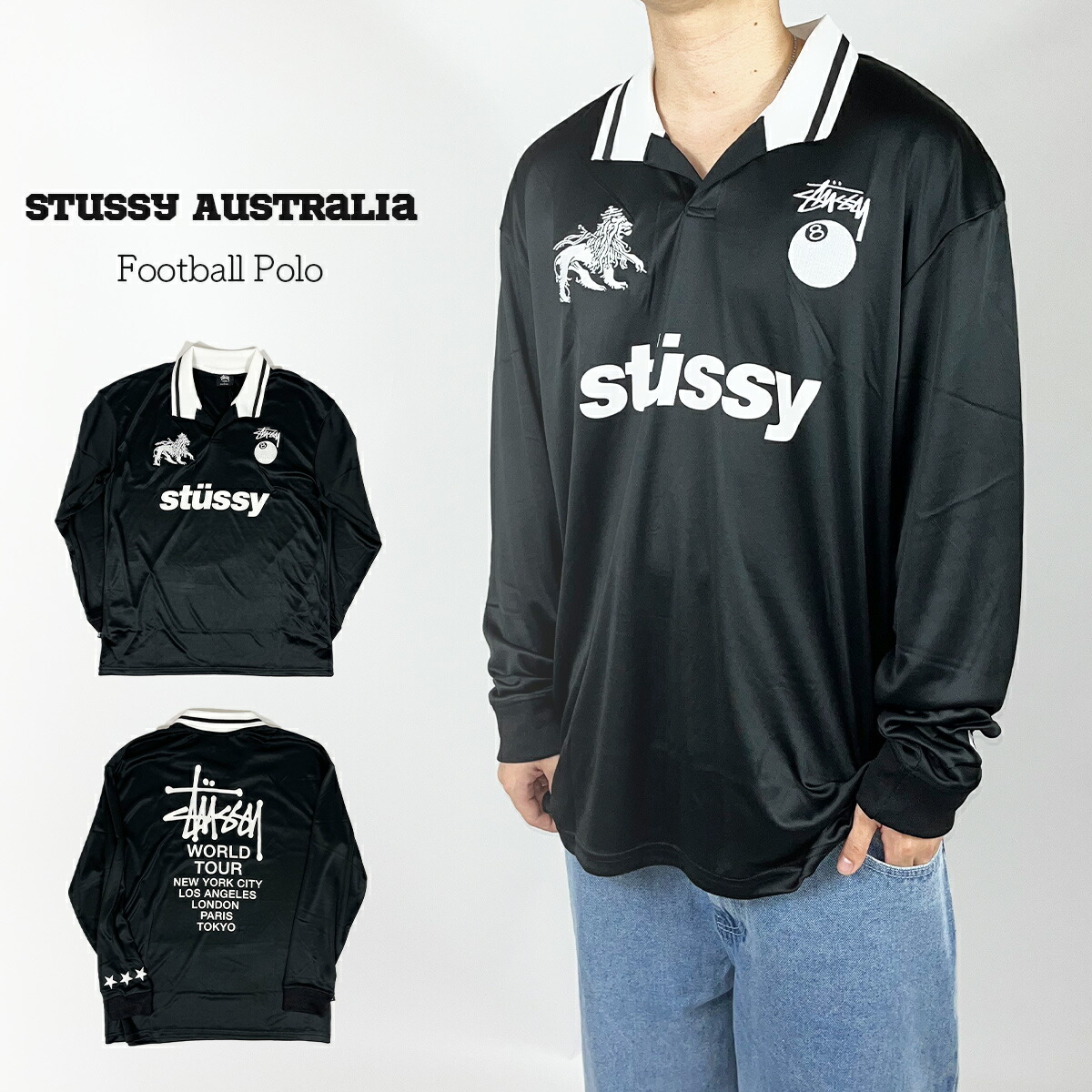 楽天市場】ステューシー ポロシャツ Stussy Australia Football Polo