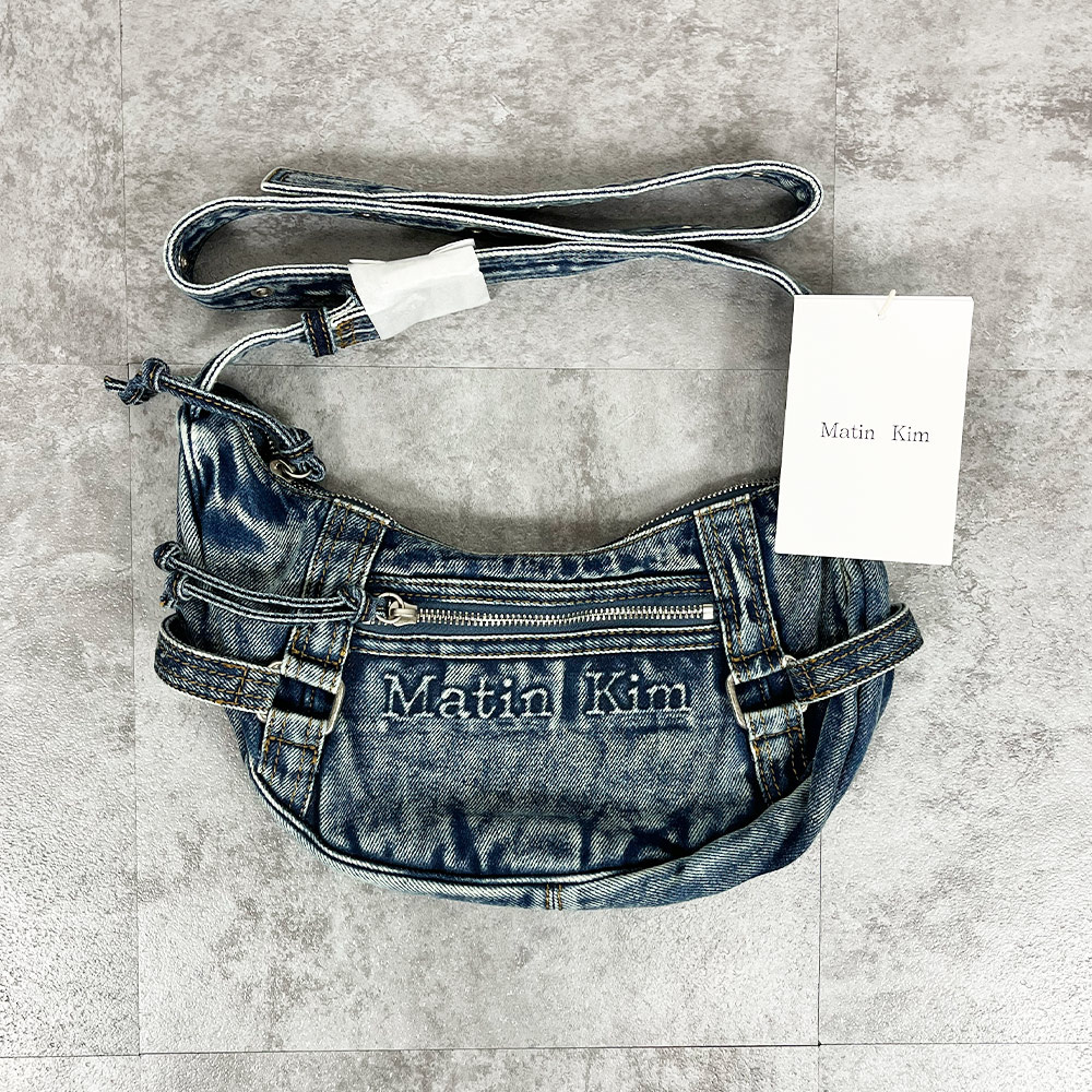 楽天市場】マーティンキム ハンドバッグ デニム生地 Matin Kim WASHED