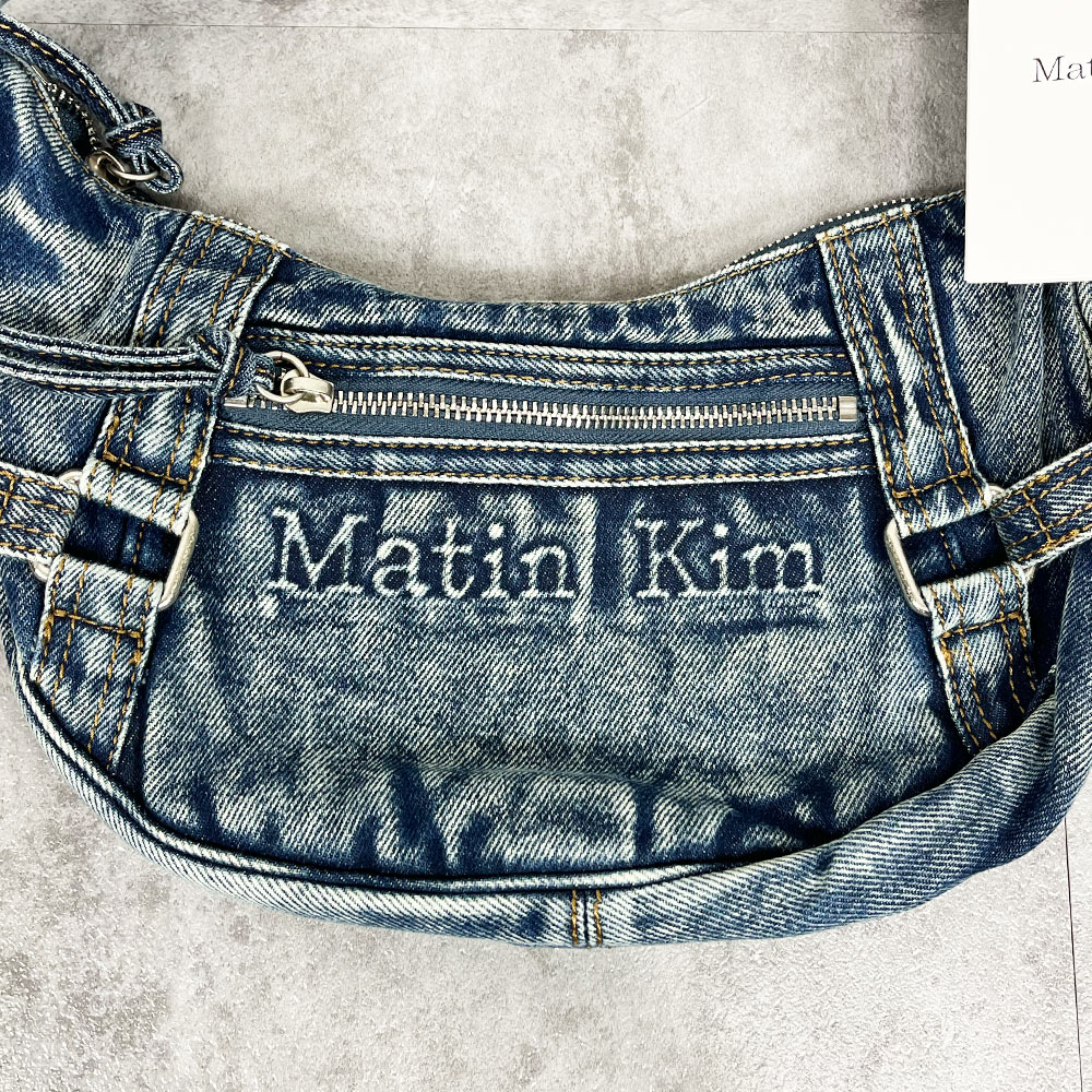 楽天市場】マーティンキム ハンドバッグ デニム生地 Matin Kim WASHED