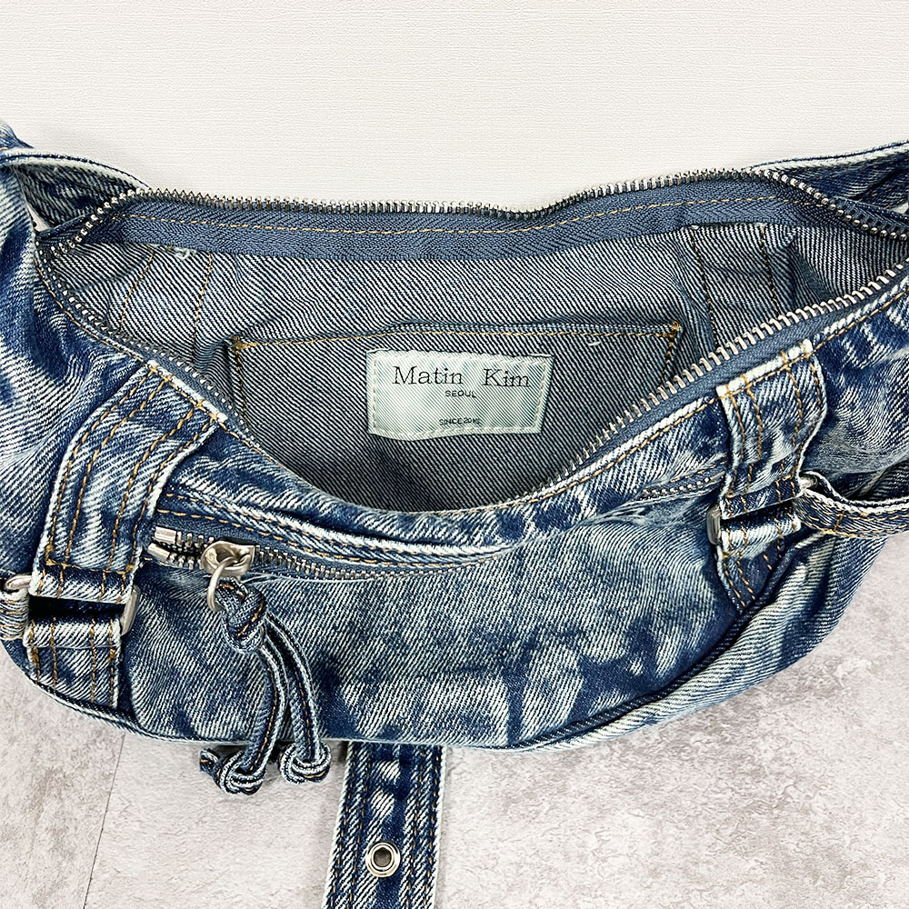 楽天市場】マーティンキム ハンドバッグ デニム生地 Matin Kim WASHED