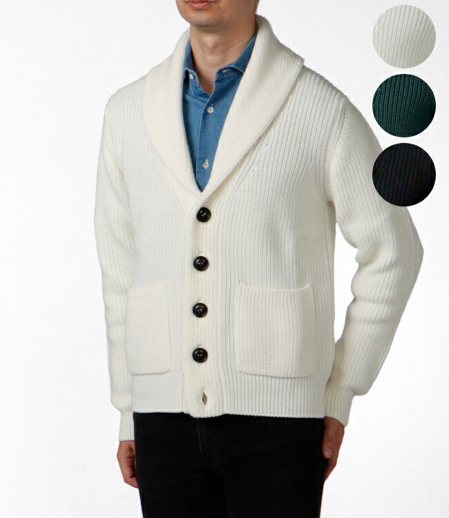 楽天市場】ドルモア/DRUMOHR ニット メンズ ショールカラー ニット