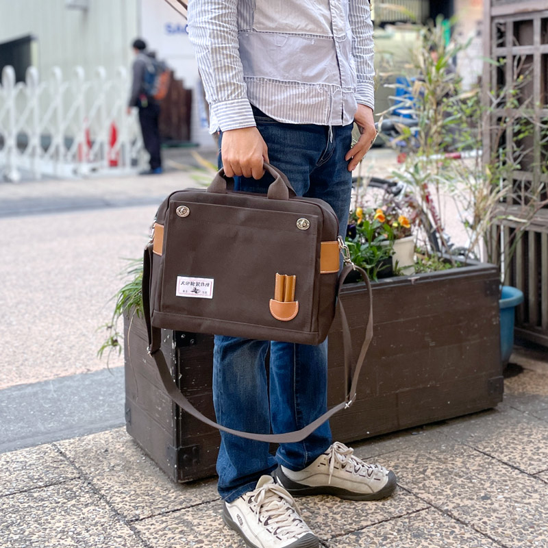 楽天市場】【犬印鞄】犬印純綿6号帆布3ウェイバッグ（A4横） : 犬印鞄