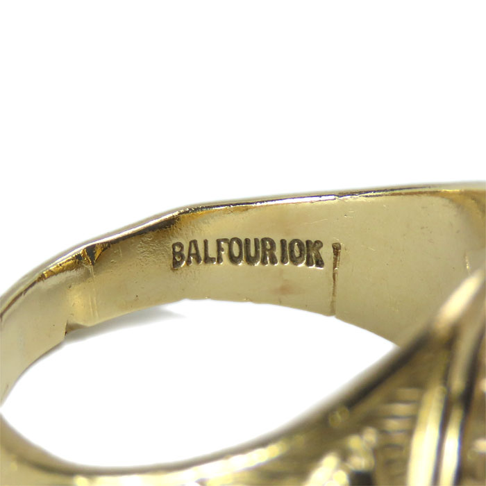 楽天市場】BALFOUR バルフォア社製 カレッジリング 18号 10K
