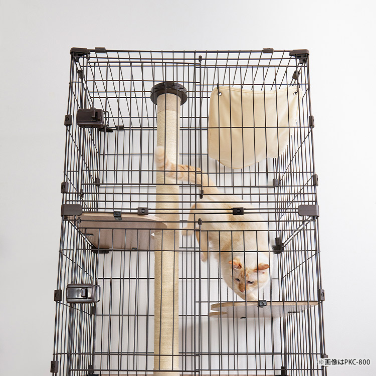 楽天市場】【公式】猫 ケージ 2段 コンパクト 隠れ家キャットランド