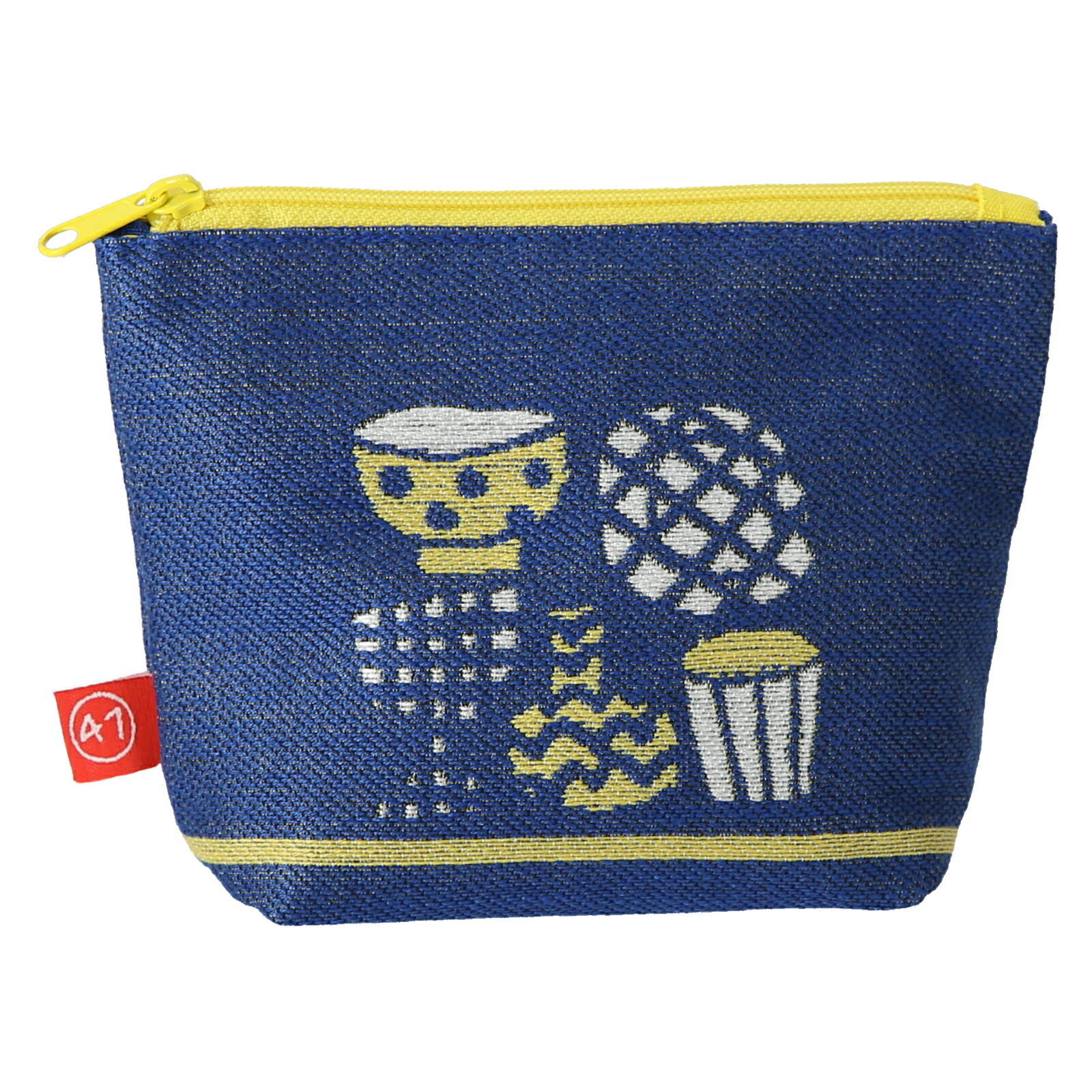 楽天市場】ポーチ ジャカード織 佐賀 磁器 ブルー 【47Japan