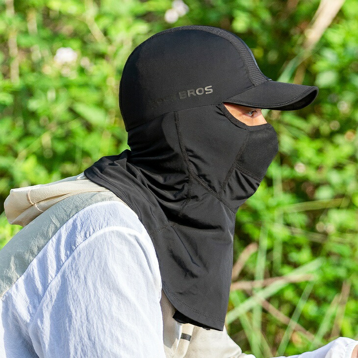 楽天市場】【スーパーSALE☆全品P2倍】ツバ付き夏用バラクラバ 接触冷