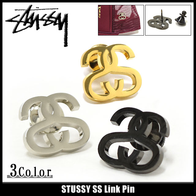 楽天市場】ステューシー STUSSY SS Link ピン(stussy pin ピンバッジ