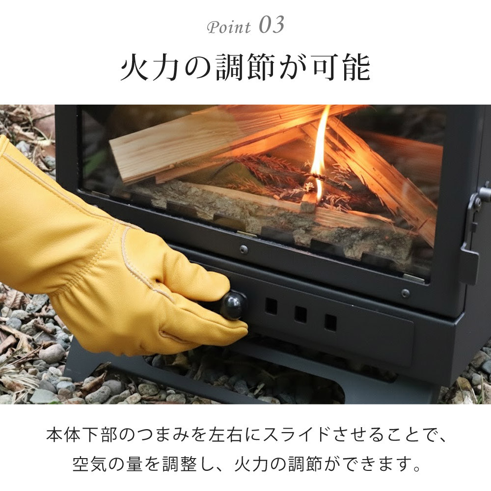 楽天市場】【期間限定46200→36900円】 薪ストーブ ガラス窓付き