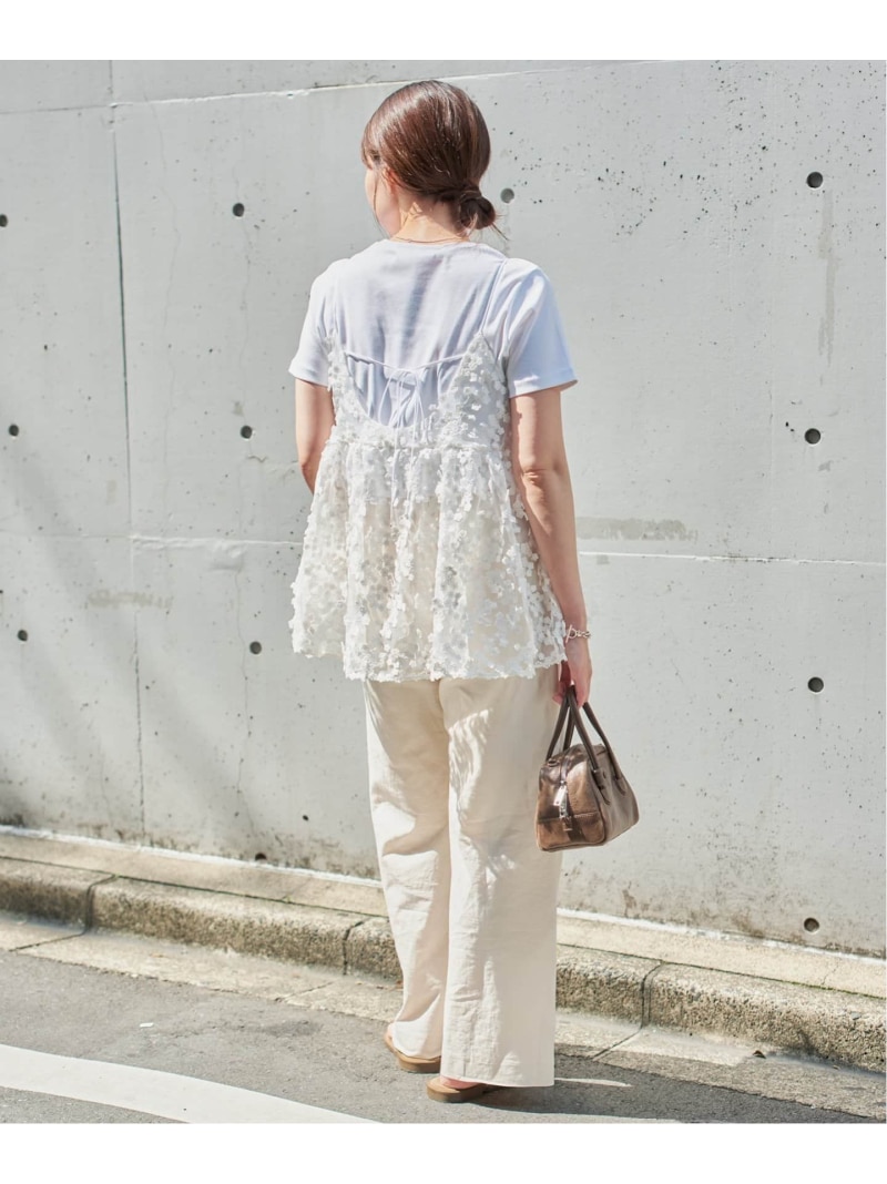 楽天市場】フラワーエンブロイダリー キャミソール IENA イエナ