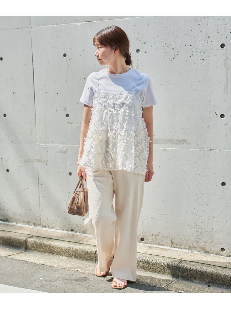 楽天市場】フラワーエンブロイダリー キャミソール IENA イエナ