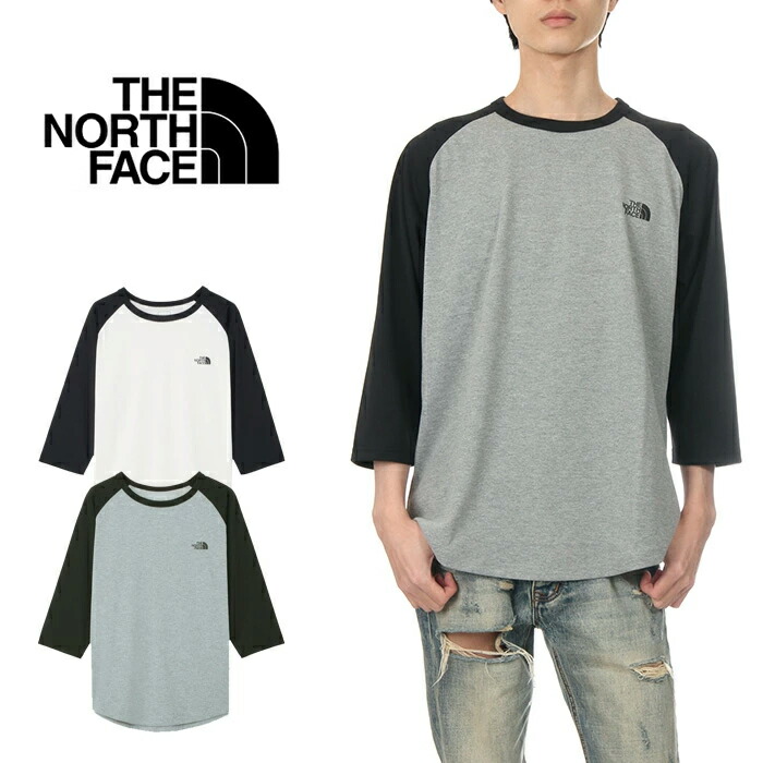 楽天市場】【七分袖】ノースフェイス ラグランTシャツ メンズ