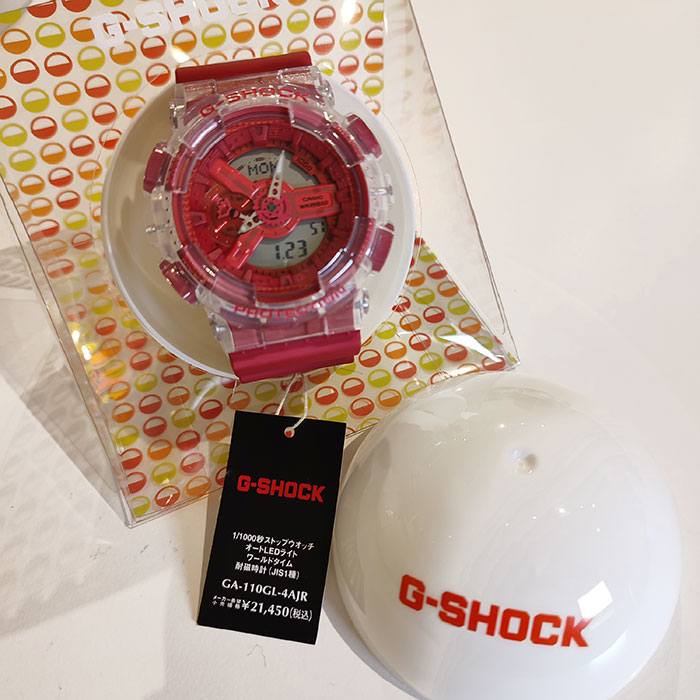 楽天市場】CASIO “G-SHOCK” 日本製シリーズ GA-110GL-4AJR レッド