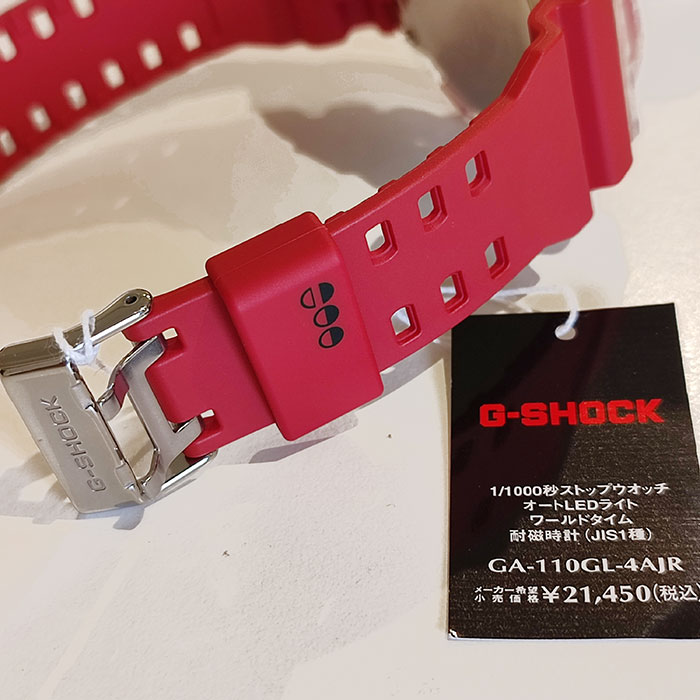 楽天市場】CASIO “G-SHOCK” 日本製シリーズ GA-110GL-4AJR レッド