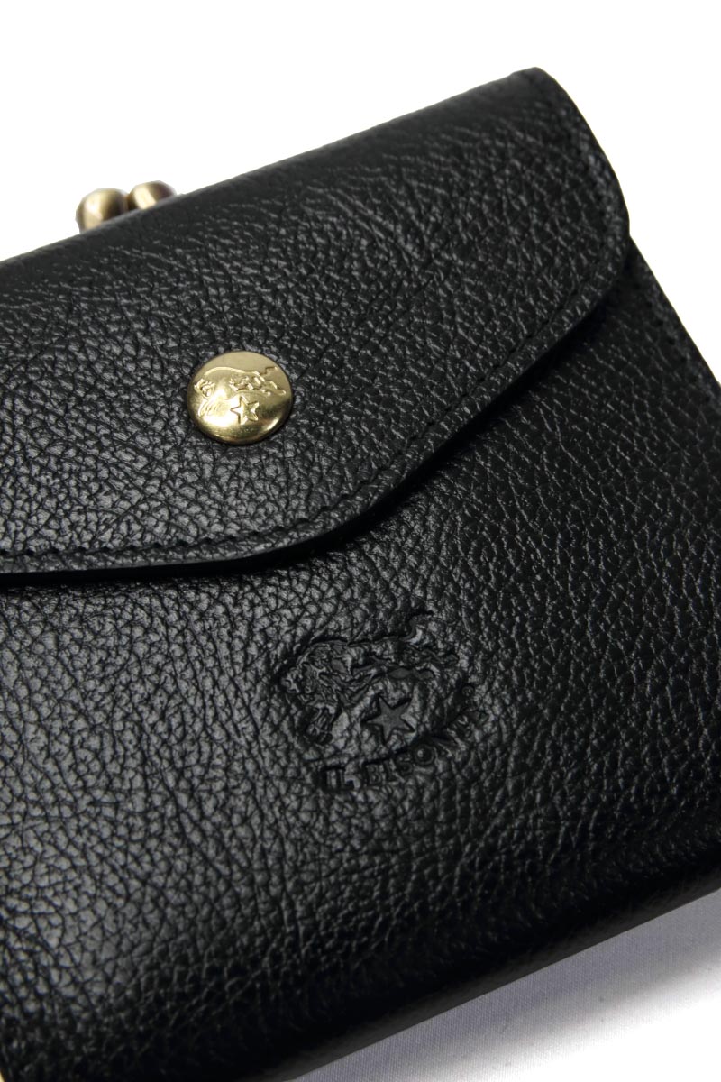 楽天市場】*財布 IL BISONTE イルビゾンテ がま口レザーウォレット