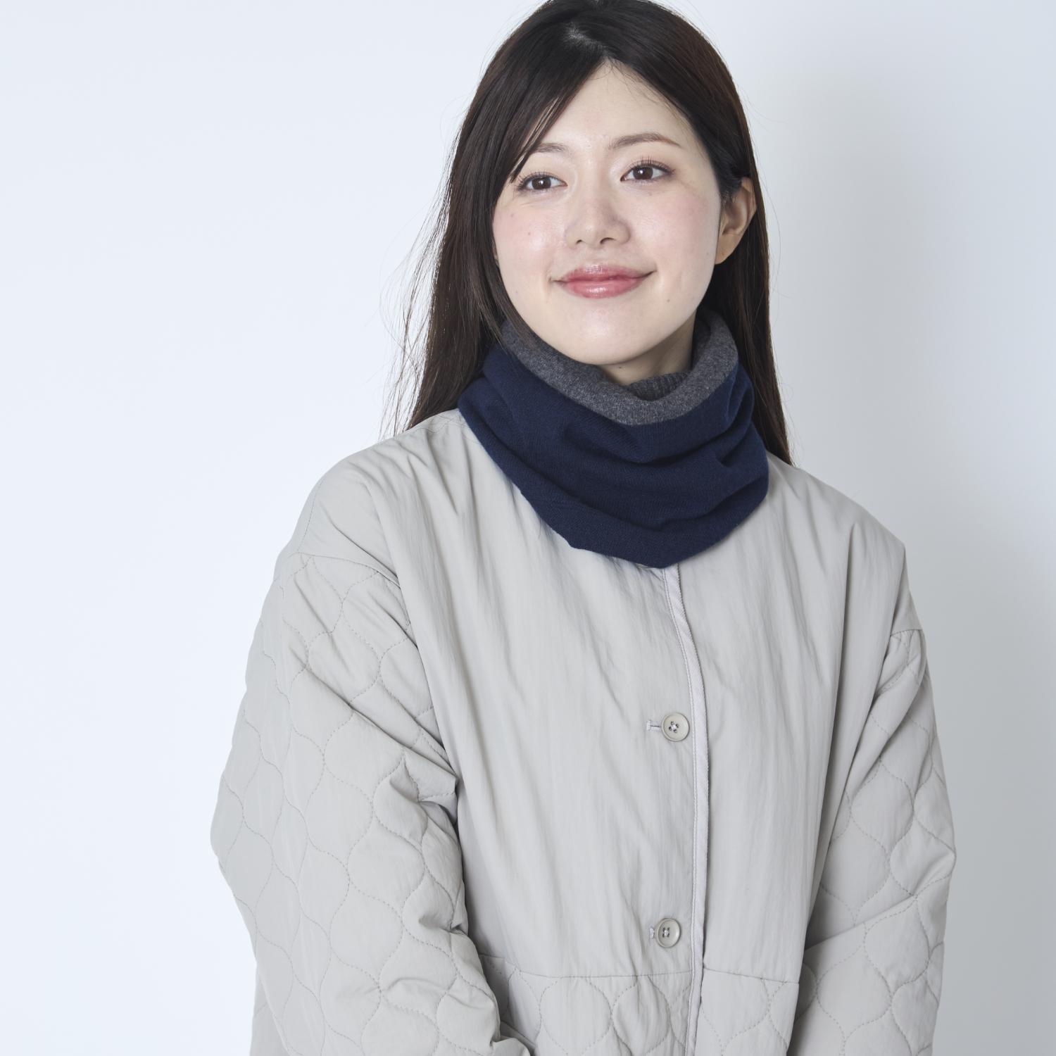 楽天市場】el alto/バイカラーカシミヤネックウォーマー : STYLE STORE