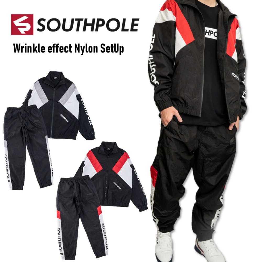 楽天市場】【セール】 SOUTHPOLE ナイロン セットアップ 上下セット