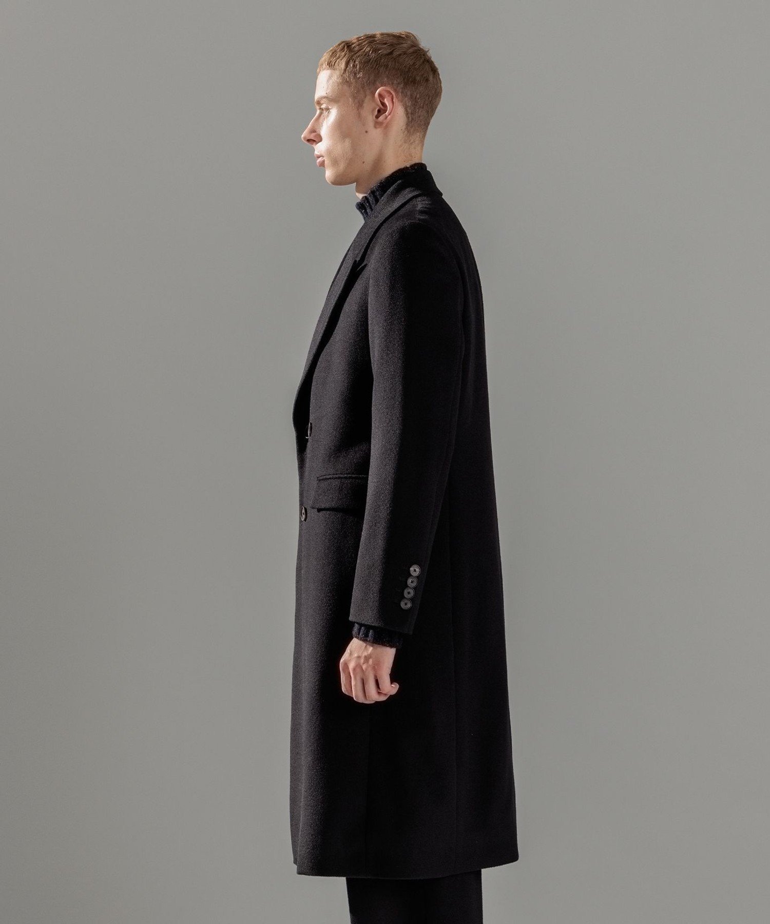 JOSEPH HOMME｜【WEB限定】グロッシーウール ダブルブレストチェスター