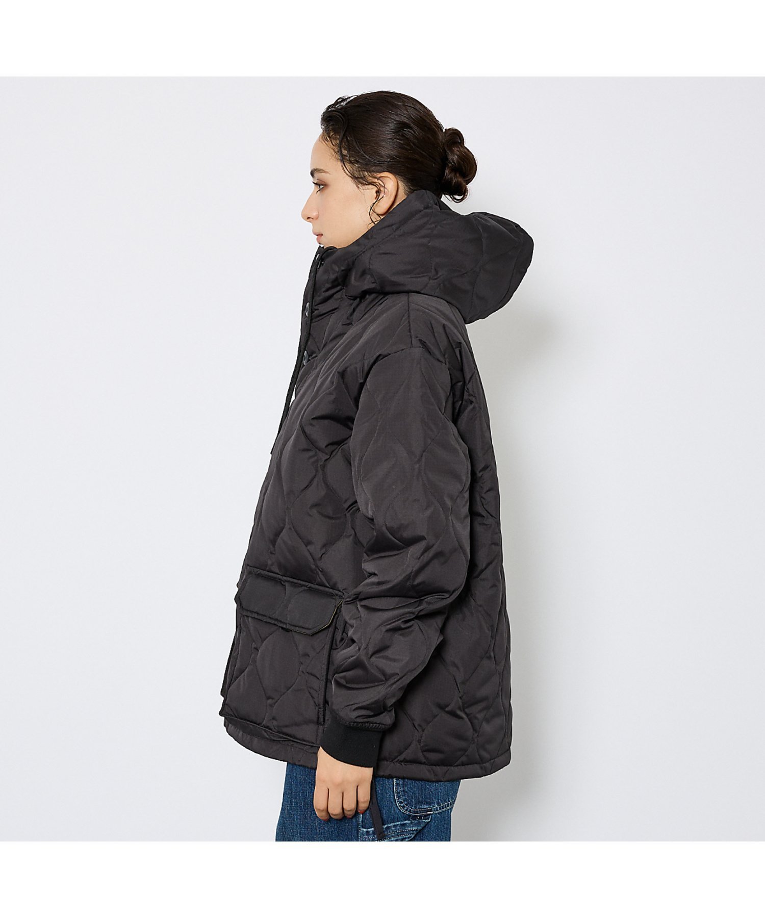 ABAHOUSE｜【TAION / タイオン】ミリタリー ダウンフーディー/ダウン