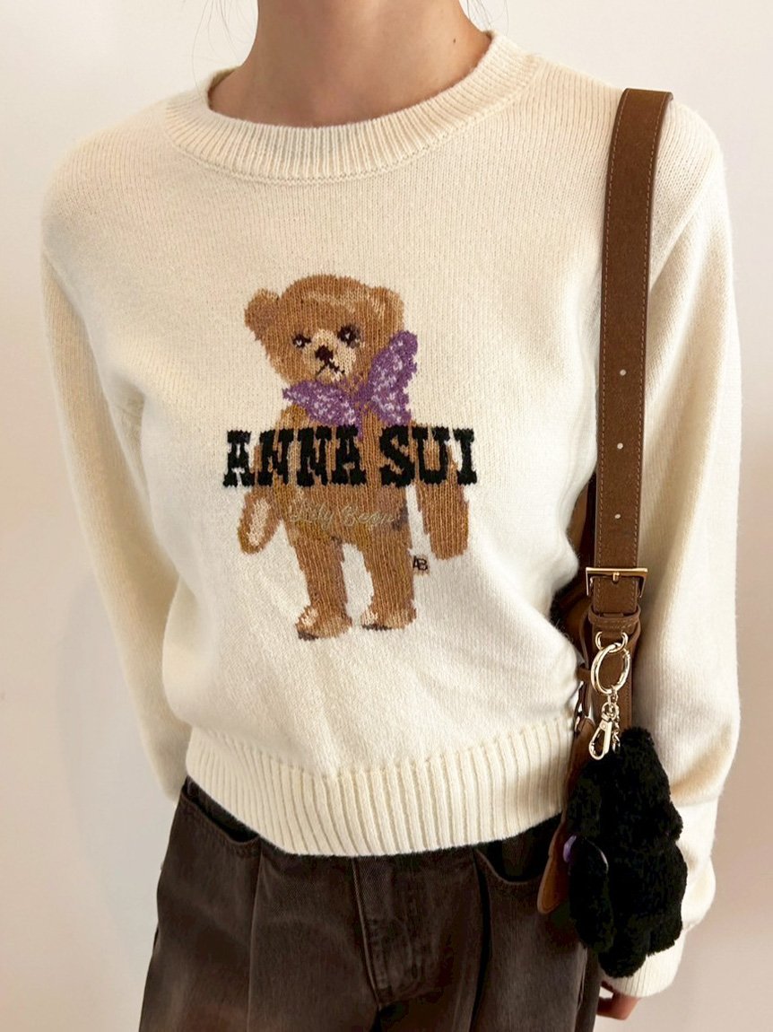 LILY BROWN｜【LILY BROWN ×ANNA SUI】バタフライLily Bearニット