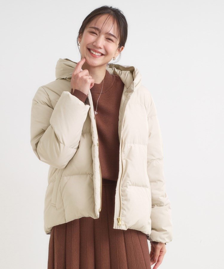 SHOO・LA・RUE｜【撥水/洗える】ショートフーディーダウン | Rakuten