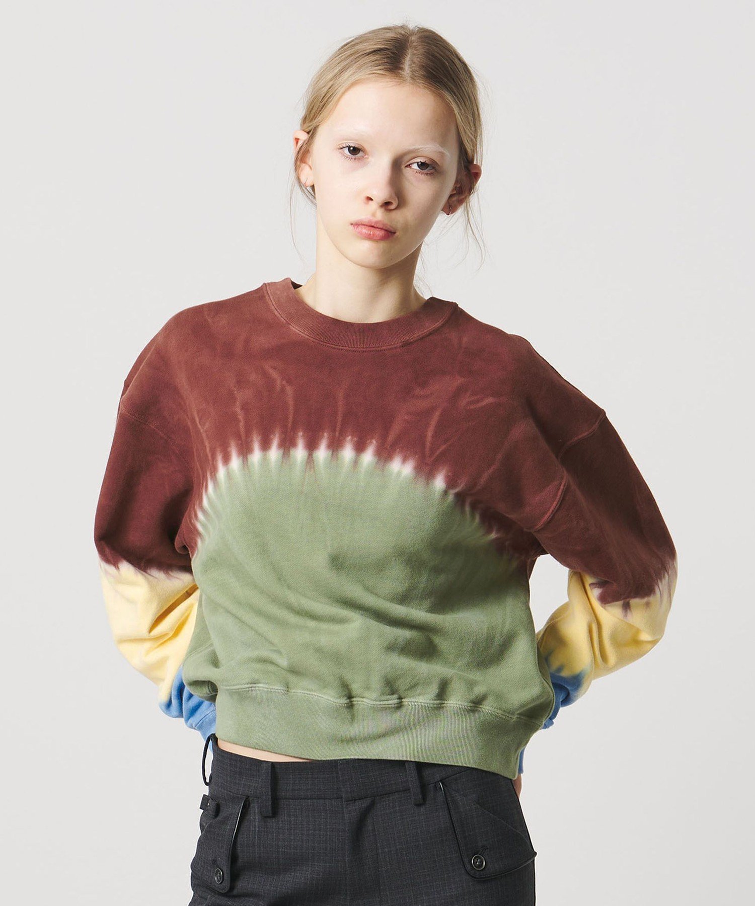 <ATTISESSION>タイダイ スウェット トップス ATTISESSION＞タイダイ スウェット トップス