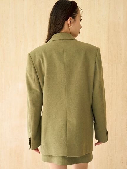 SNIDEL｜オーバーサイズウールジャケット | Rakuten Fashion(楽天