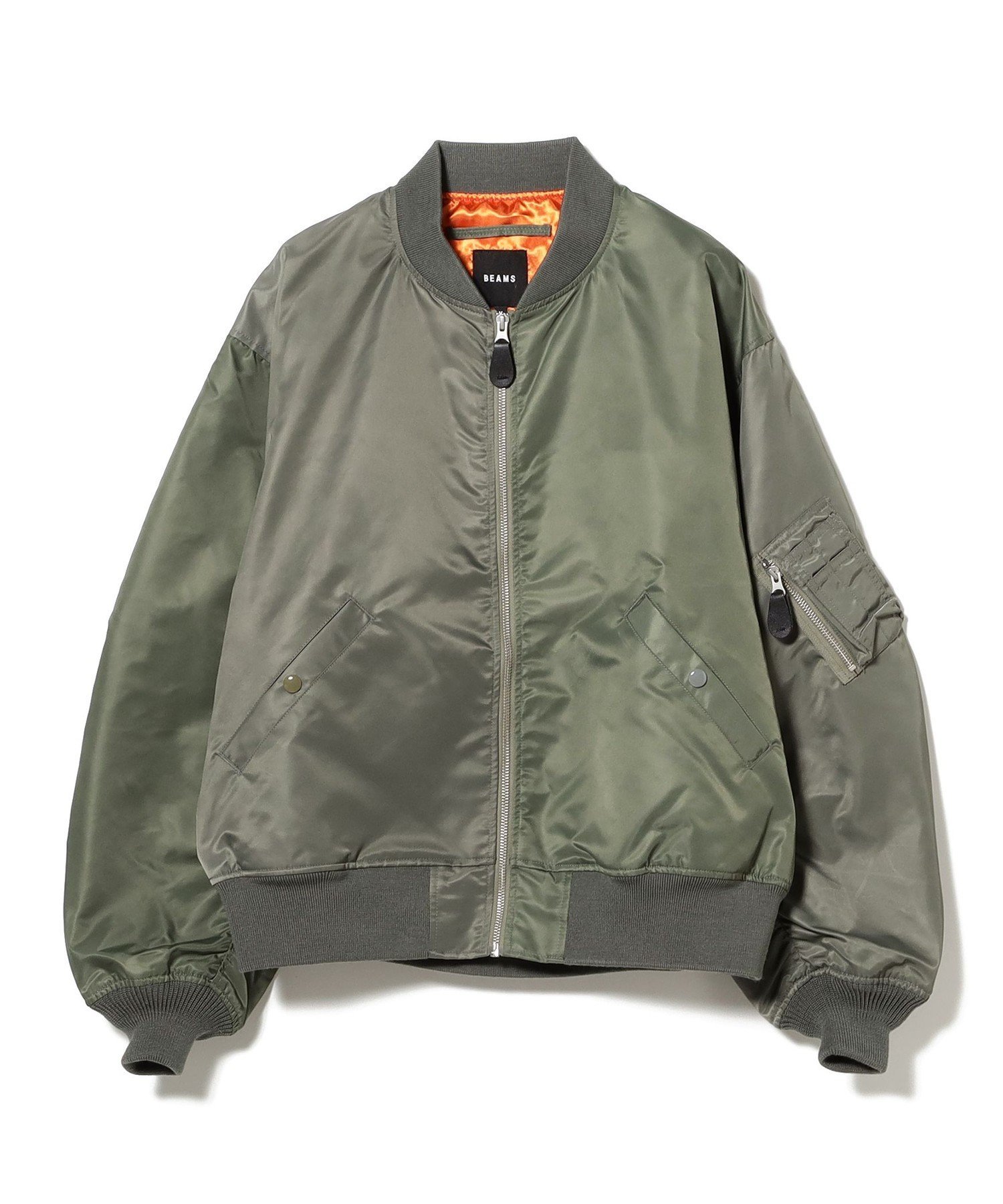 BEAMS MEN｜クレイジー MA-1 ジャケット【ワイドフィット】 | Rakuten