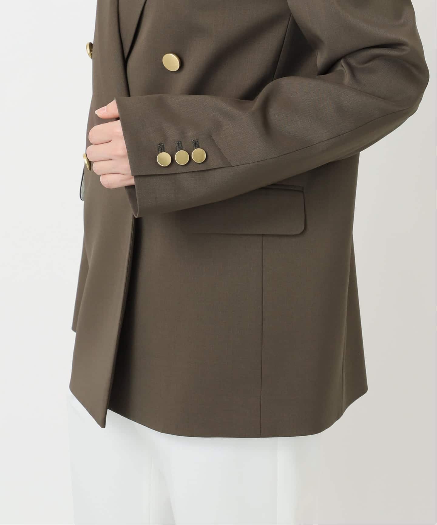 NOBLE｜エステルツイルピークドラペルジャケット | Rakuten Fashion