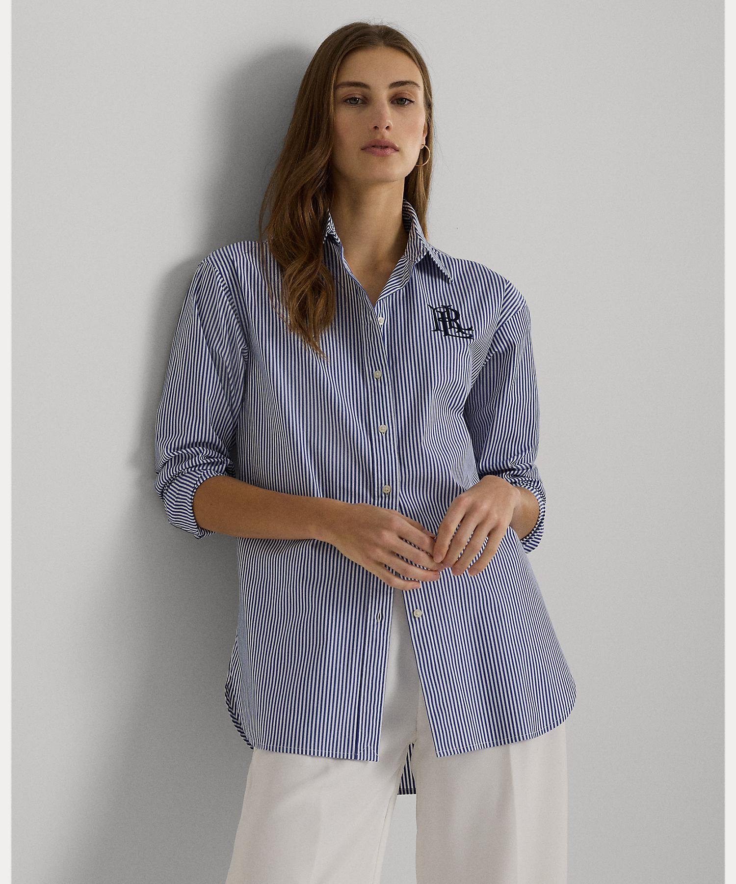 RALPH LAUREN｜リラックスド フィット ストライプド ストレッチ