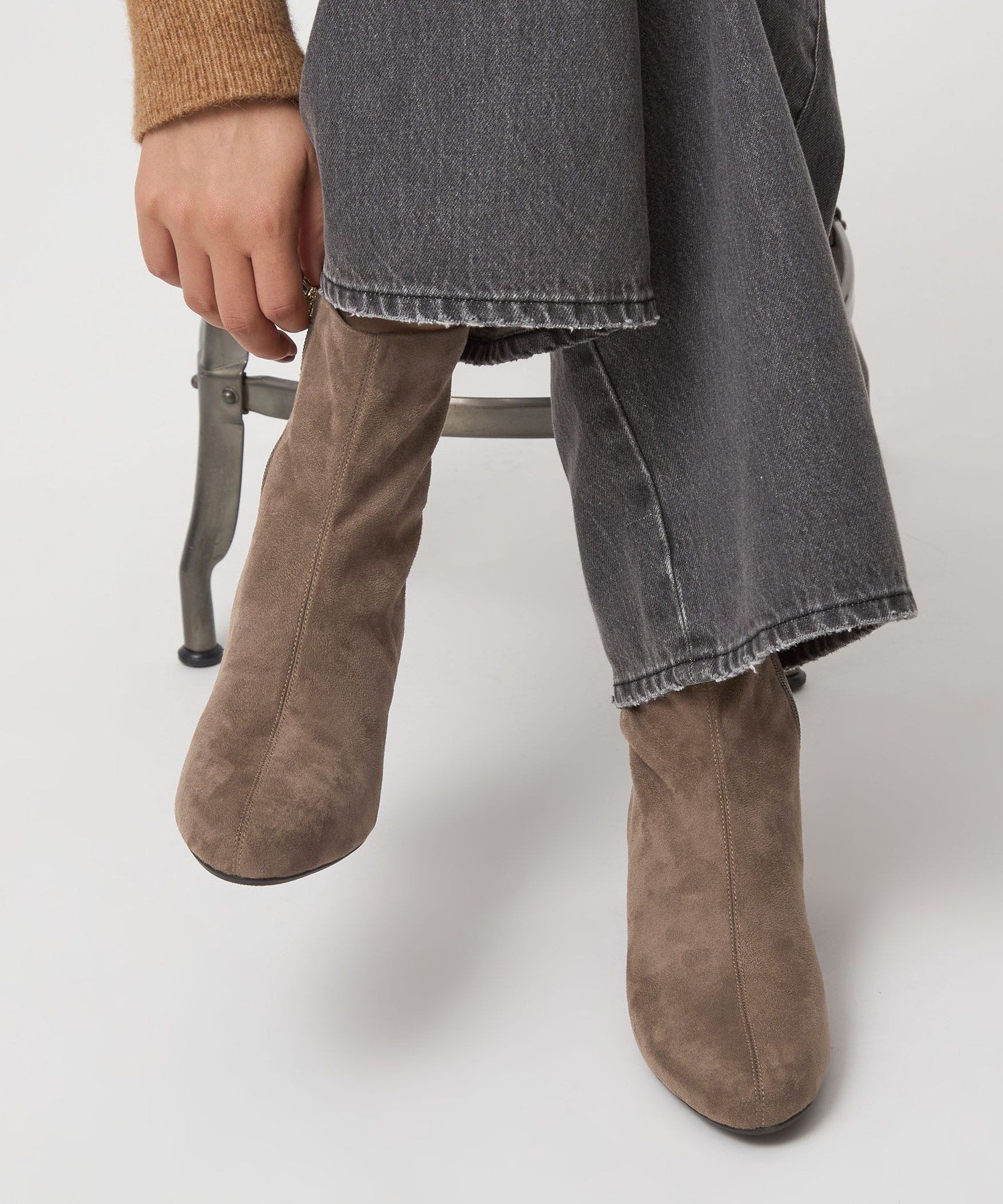 UNITED ARROWS green label relaxing｜ラウンド ショートブーツ 撥水