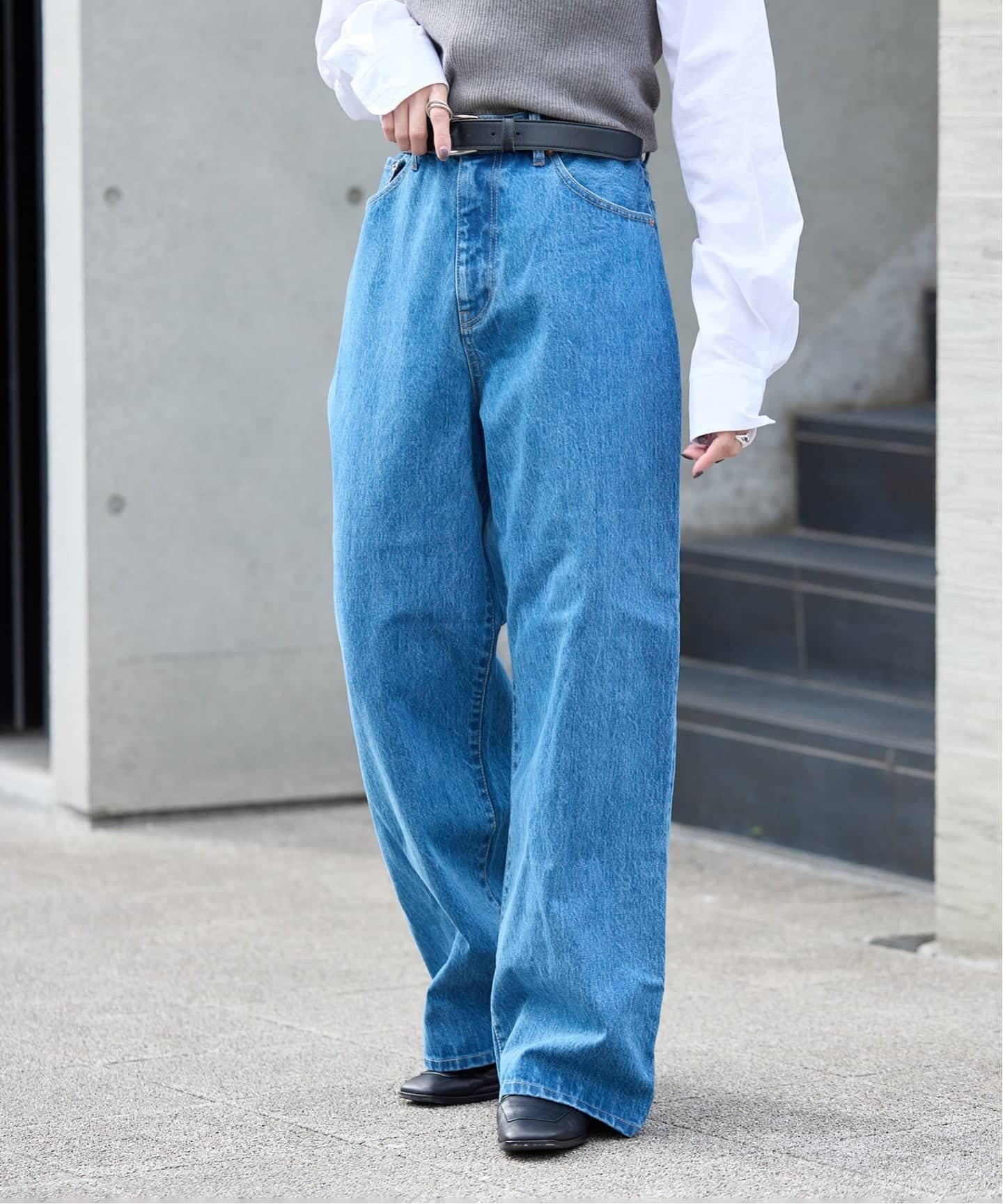 OUTDOOR PRODUCTS Usual Things｜追4 ULTデニムハイライズルーズ5PKT