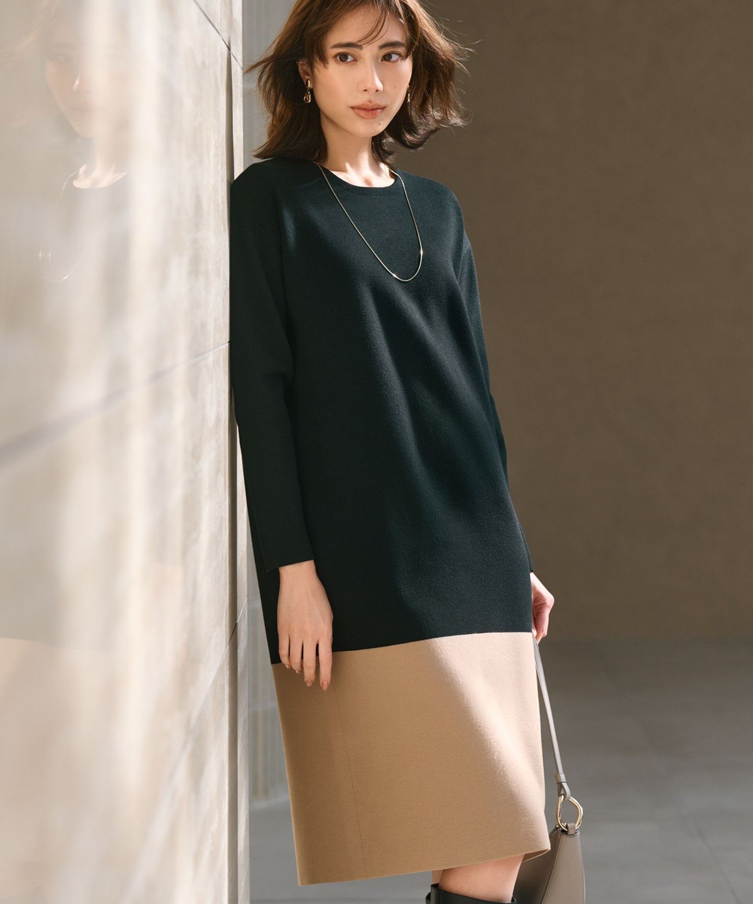 楽天市場】ミラノリブ ワンピースの通販