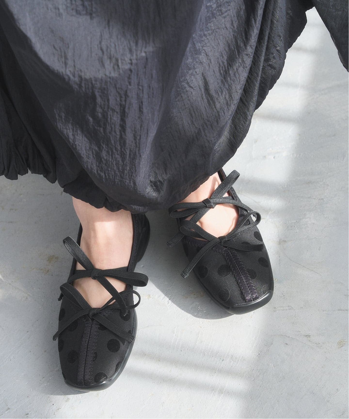 LE TALON｜《追加》Lダブルリボンバレリーナ | Rakuten Fashion(楽天