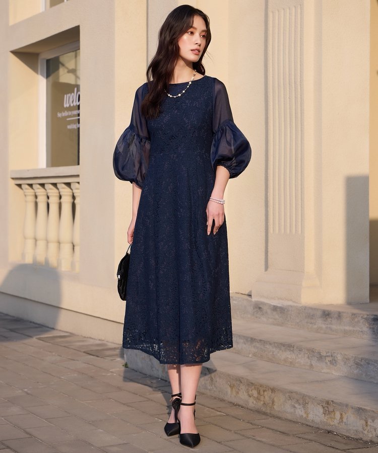 DRESS+｜しっとり大人華やかなレースワンピース | Rakuten Fashion