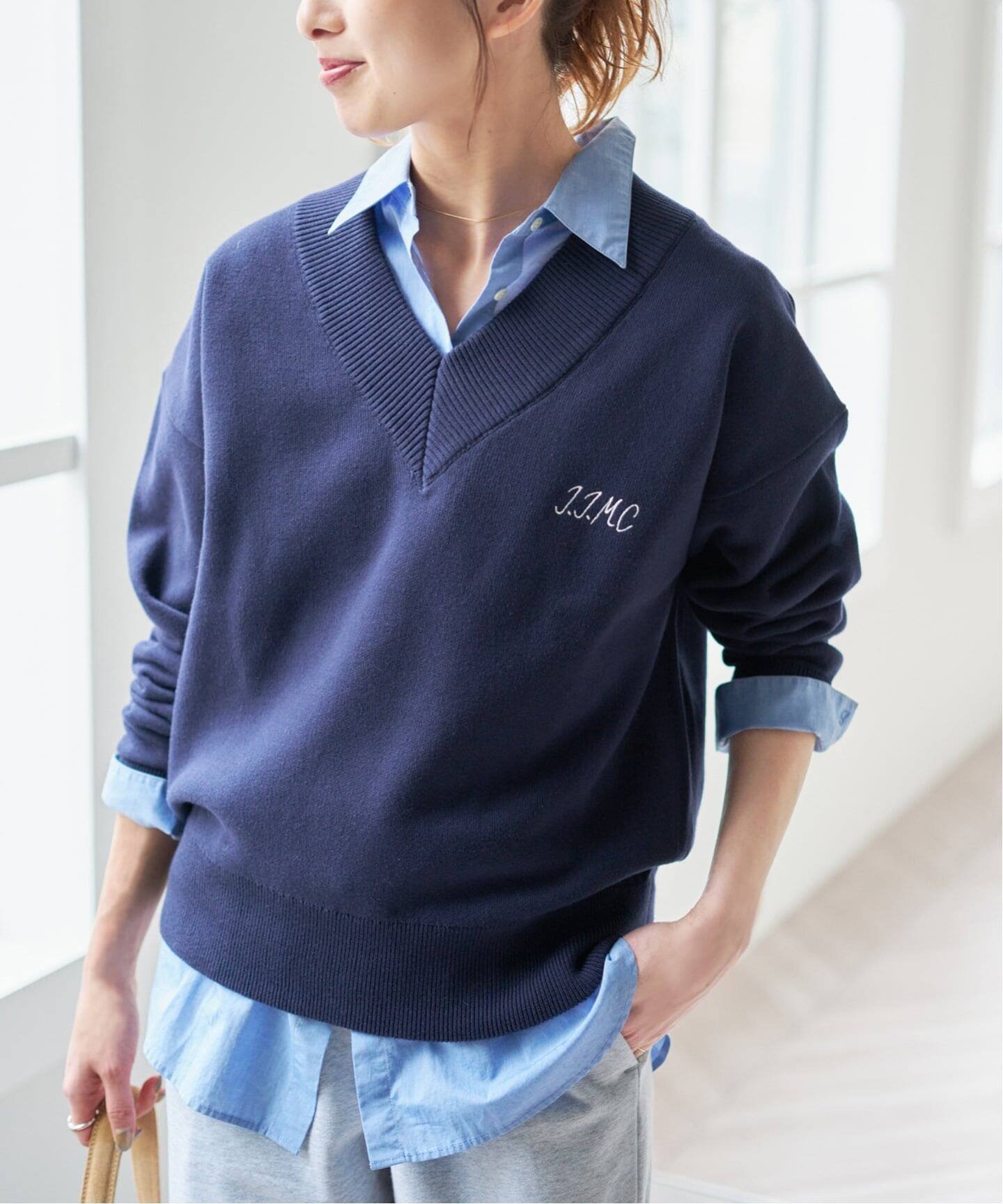 Spick & Span｜J.J.Mercer / ジェイジェイマーサー 別注Vネックプル