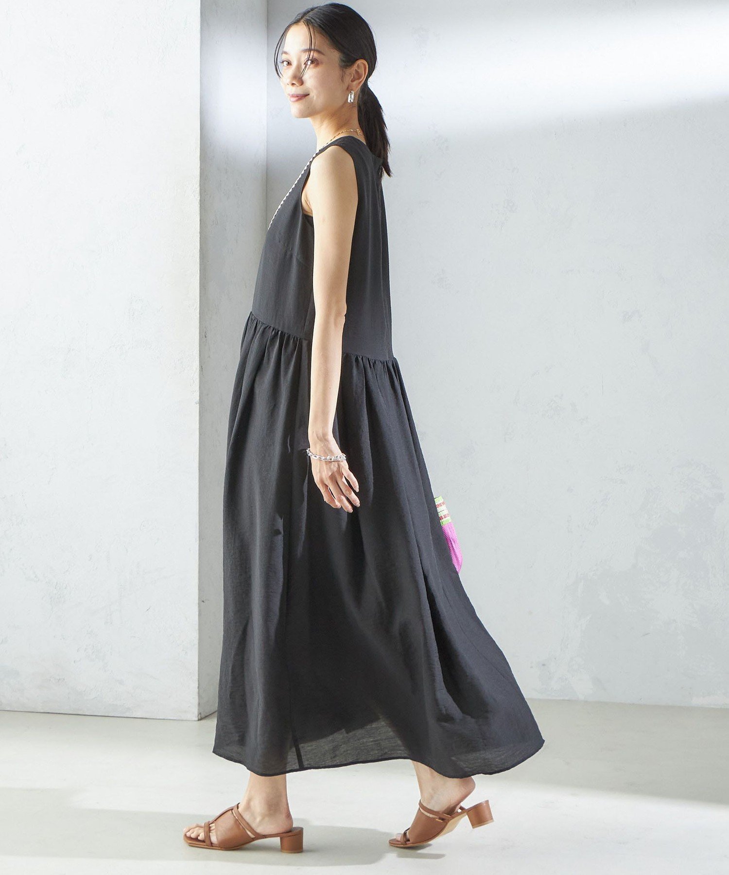 Share Spirit シルクタンクトップ　ワンピース SHARE SPIRIT｜シェアースピリットのタンクトップ通販 - ZOZOTOWN