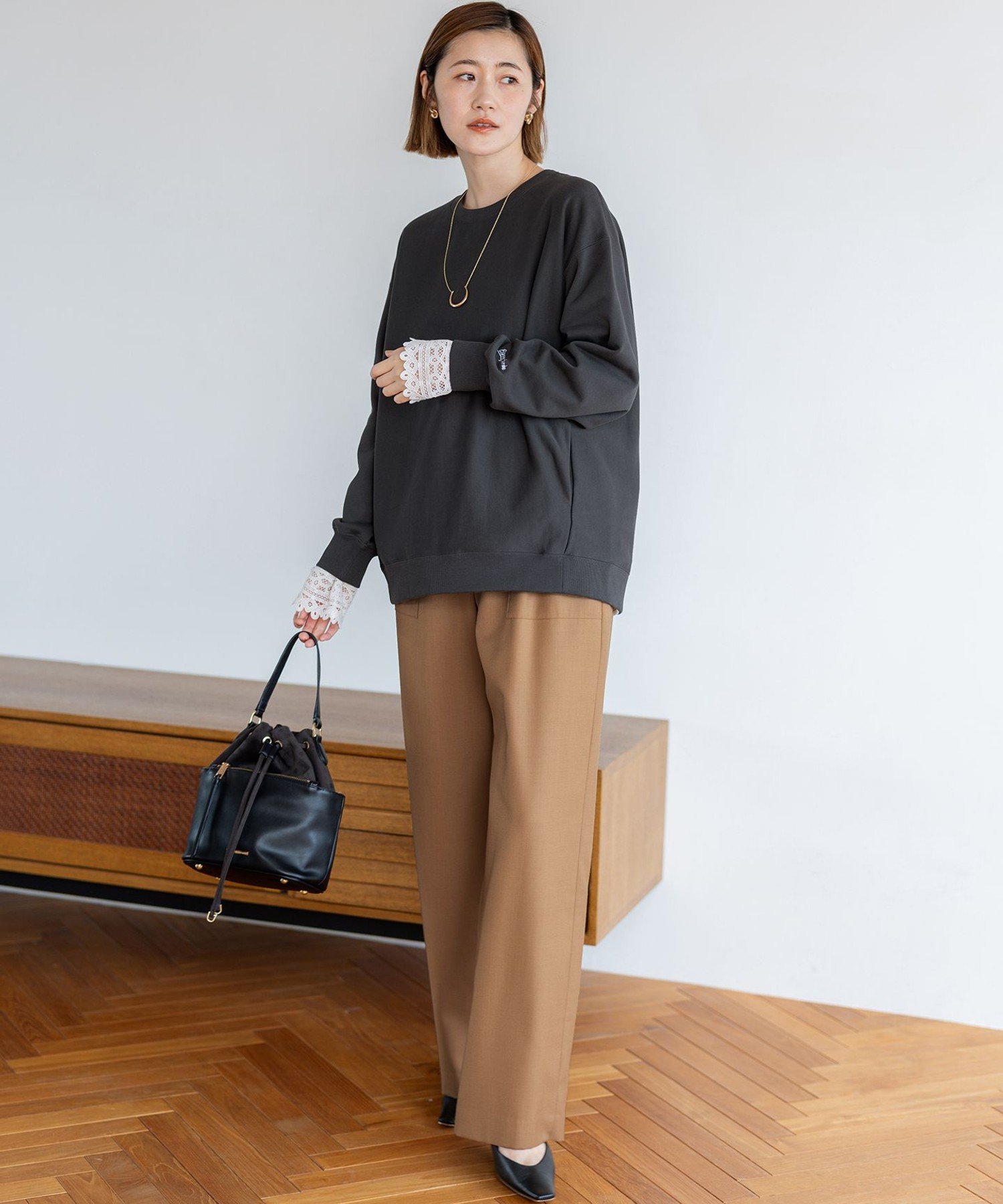 23区｜ナチュラルコットンベア レースレイヤード カットソー | Rakuten