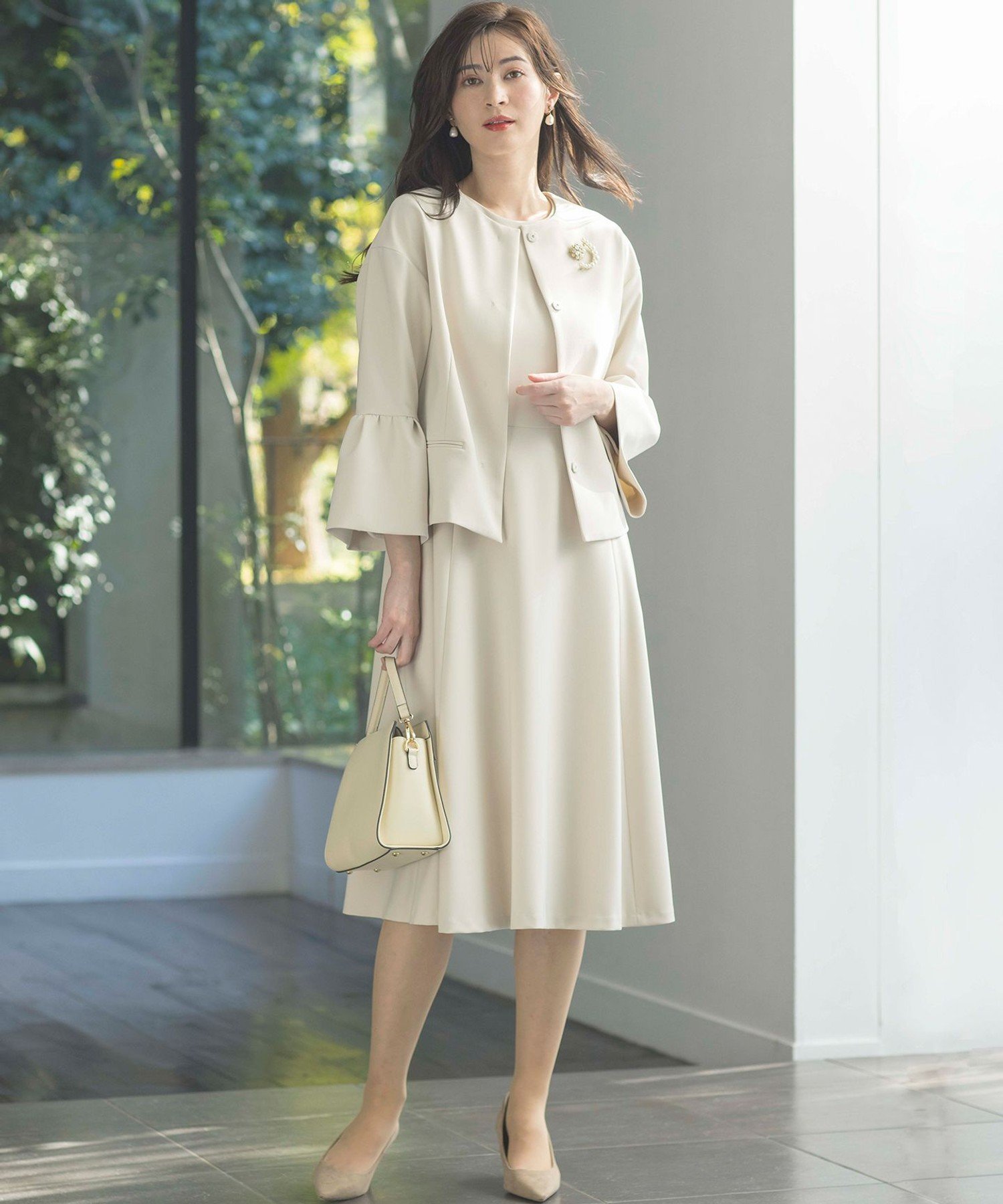 組曲｜【KUMIKYOKU NAVY】コンフォータブルドレープ ジャケット