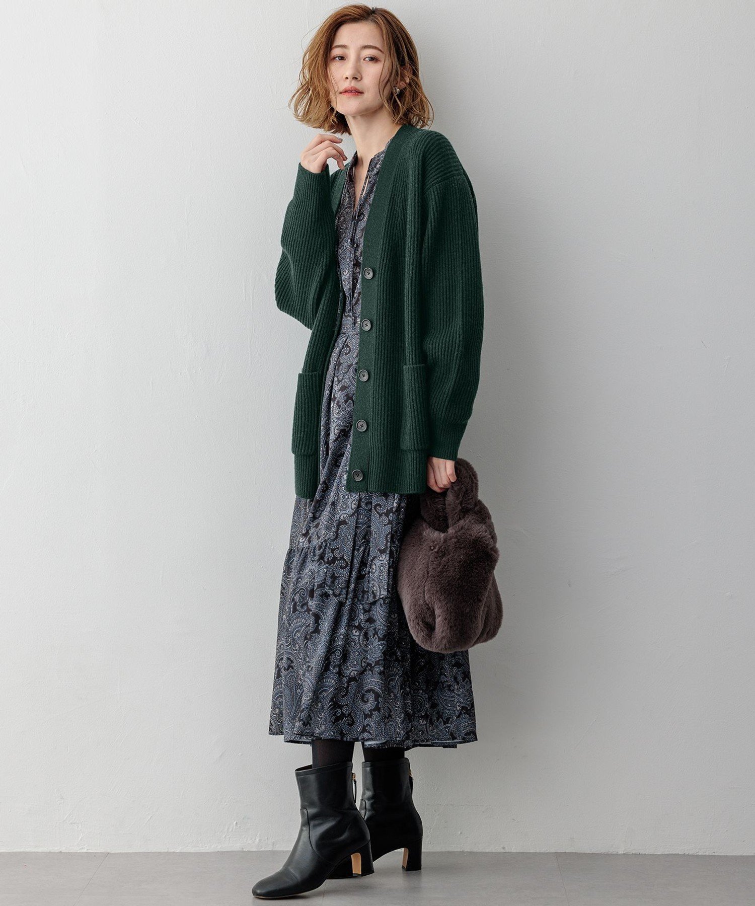 23区｜【洗える】カシミヤブレンド ニット カーディガン | Rakuten