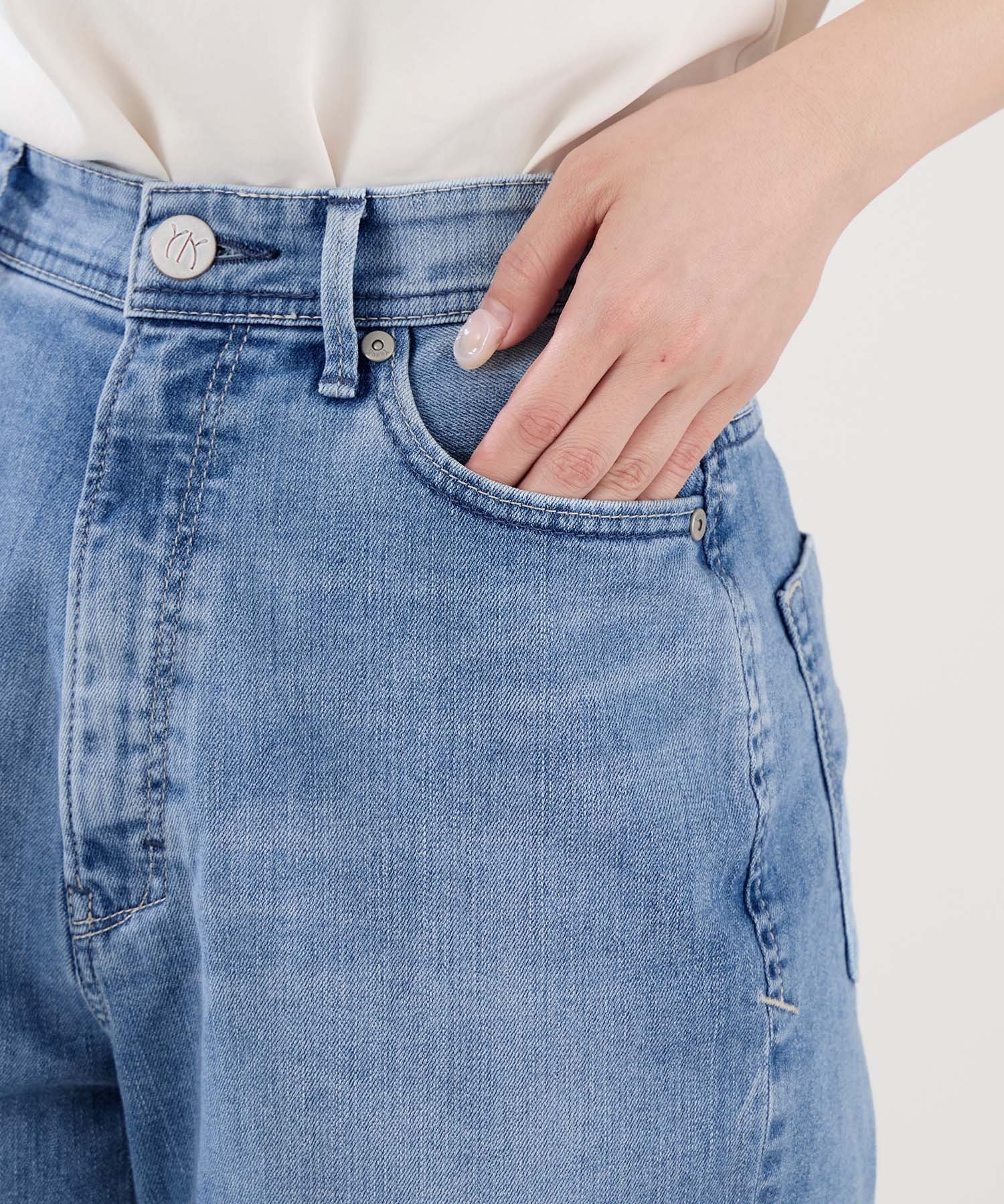 MICA＆DEAL｜【YANUK】AIRY Really Light ルーズストレートデニム-Joan