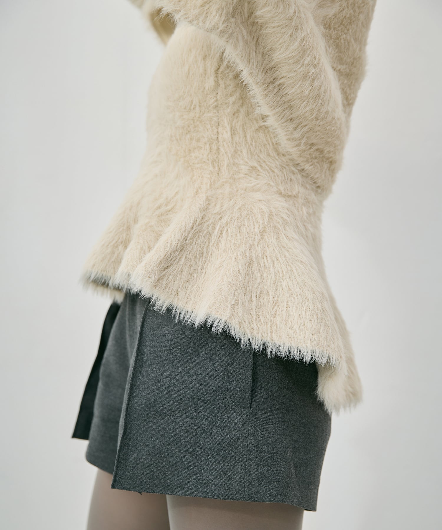 EIMY ISTOIRE｜フェザーペプラムニットカーディガンセット | Rakuten