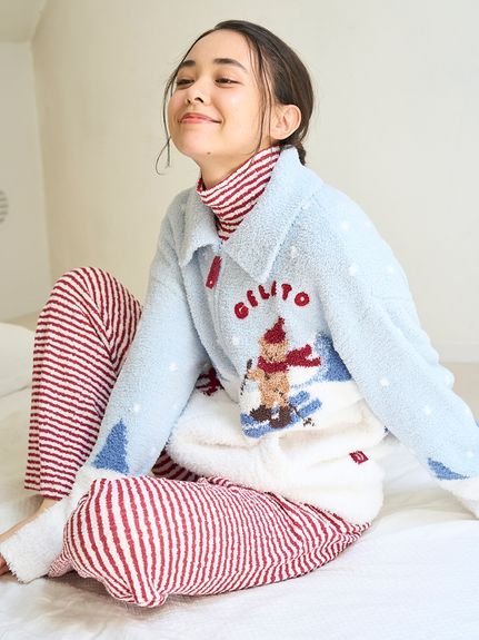 gelato pique｜【HOLIDAY】スキーベアジャガードカーディガン