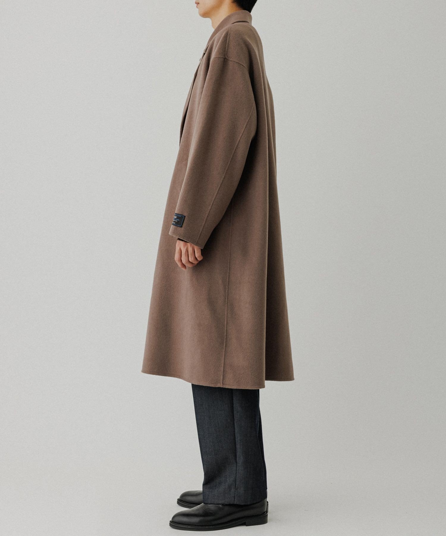 ADAM ET ROPE'｜メリノウール ダブルフェイス セミダブルコート