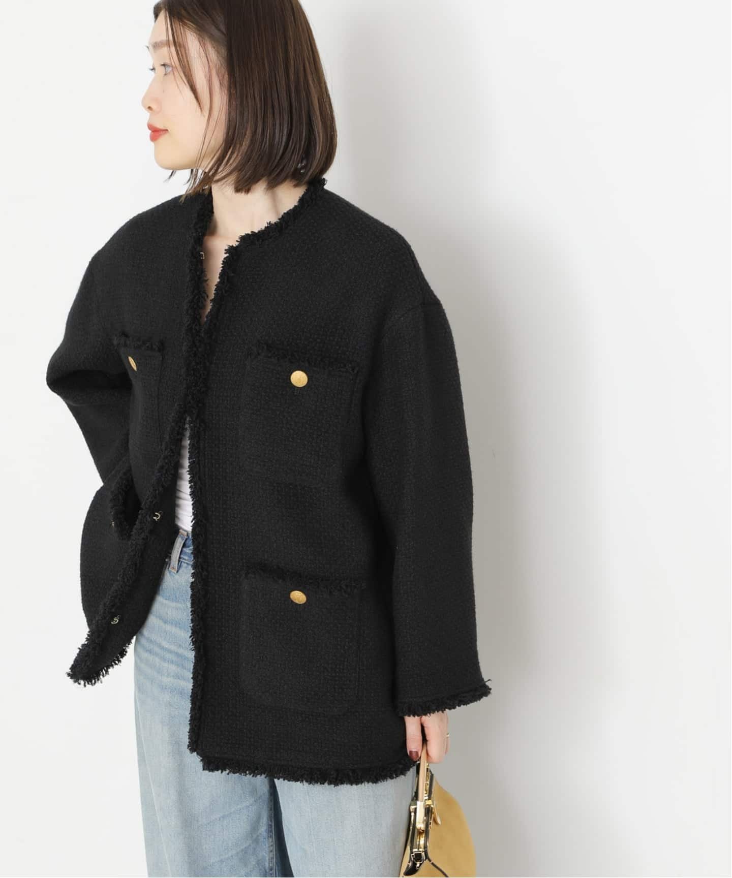 JOURNAL STANDARD L'ESSAGE｜《追加2》GIOLICAツイードBIGジャケット