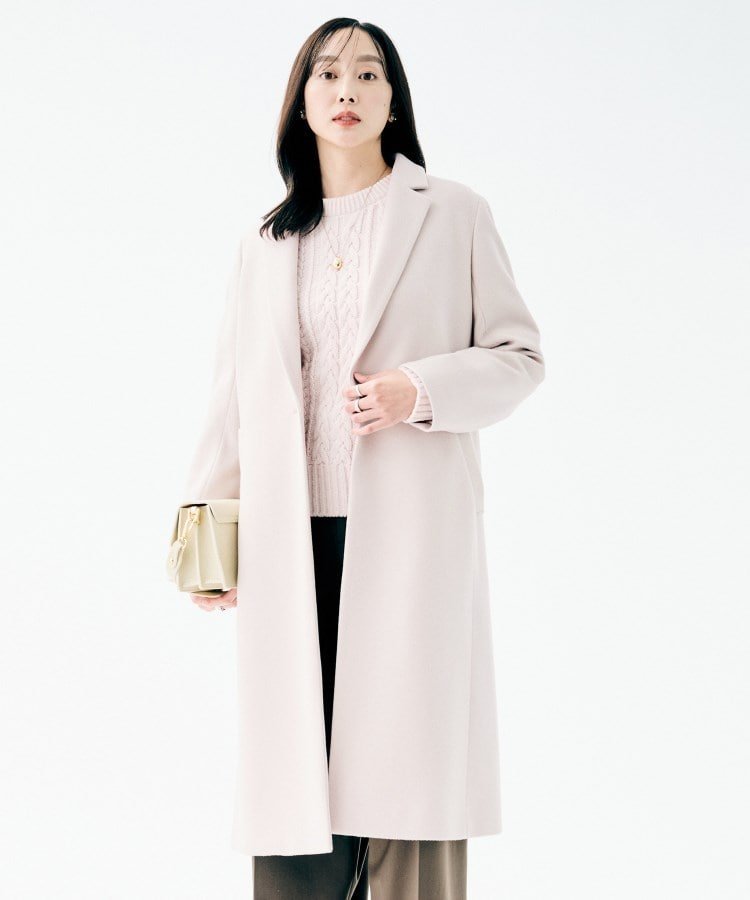 UNTITLED｜【スタイリッシュ/オンオフ兼用】ウールチェスターコート