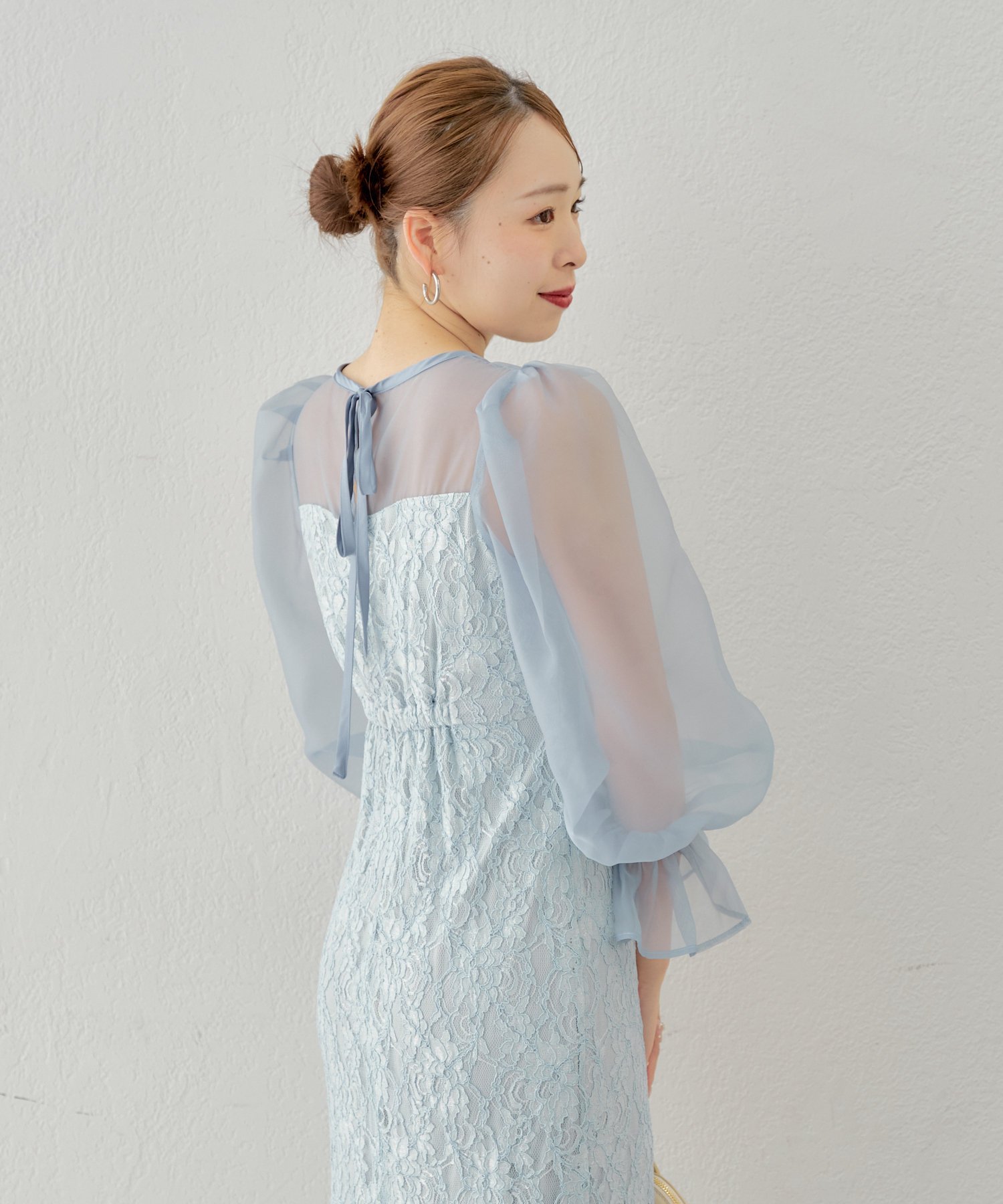 PAL GROUP OUTLET｜【Chico】配色シースルータイトロングドレス