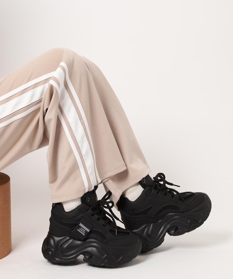 ESPERANZA｜厚底ワンポイントインヒールデザインスニーカー | Rakuten