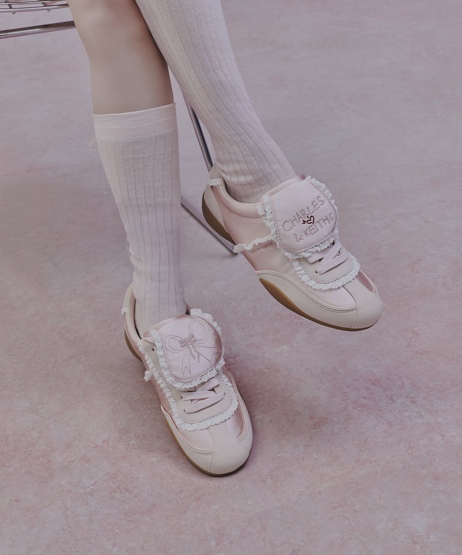 CHARLES & KEITH｜Louise ルーイ レーストリムスニーカー | Rakuten