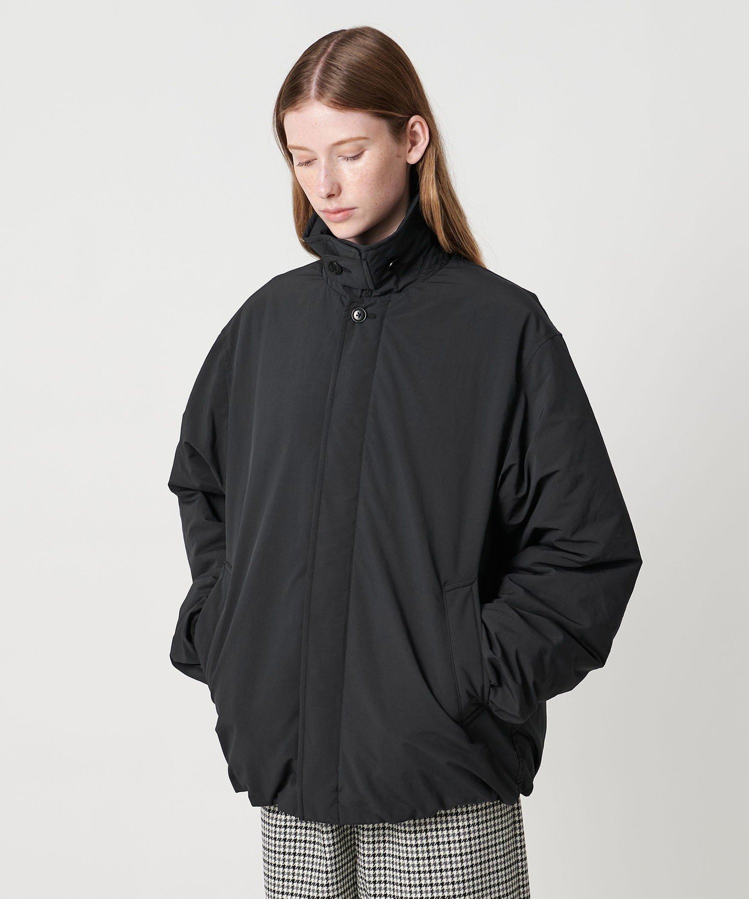 Steven Alan ダルマ バルカラー ジャケット ブラック 24aw Steven Alan＞ ダルマ バルカラー ジャケット｜ユナイテッドアローズ