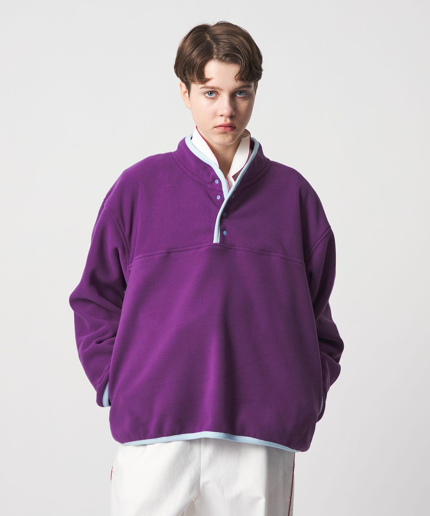 今季　完売品　6 ROKU フリース プルオーバー トレーナー 6 ROKU フリース プルオーバー トレーナー - メルカリ